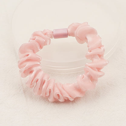 Puff Silk Pearlescent Hair Rope Refreshing Girl