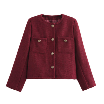 Arden Tweed Elegance Cardigan Coat