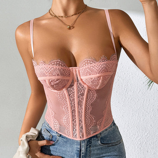 Lustrelace Sheer Corset Tunic