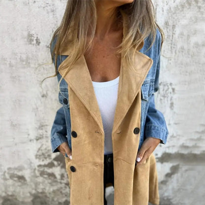 DenimEdge Mid-length Coat