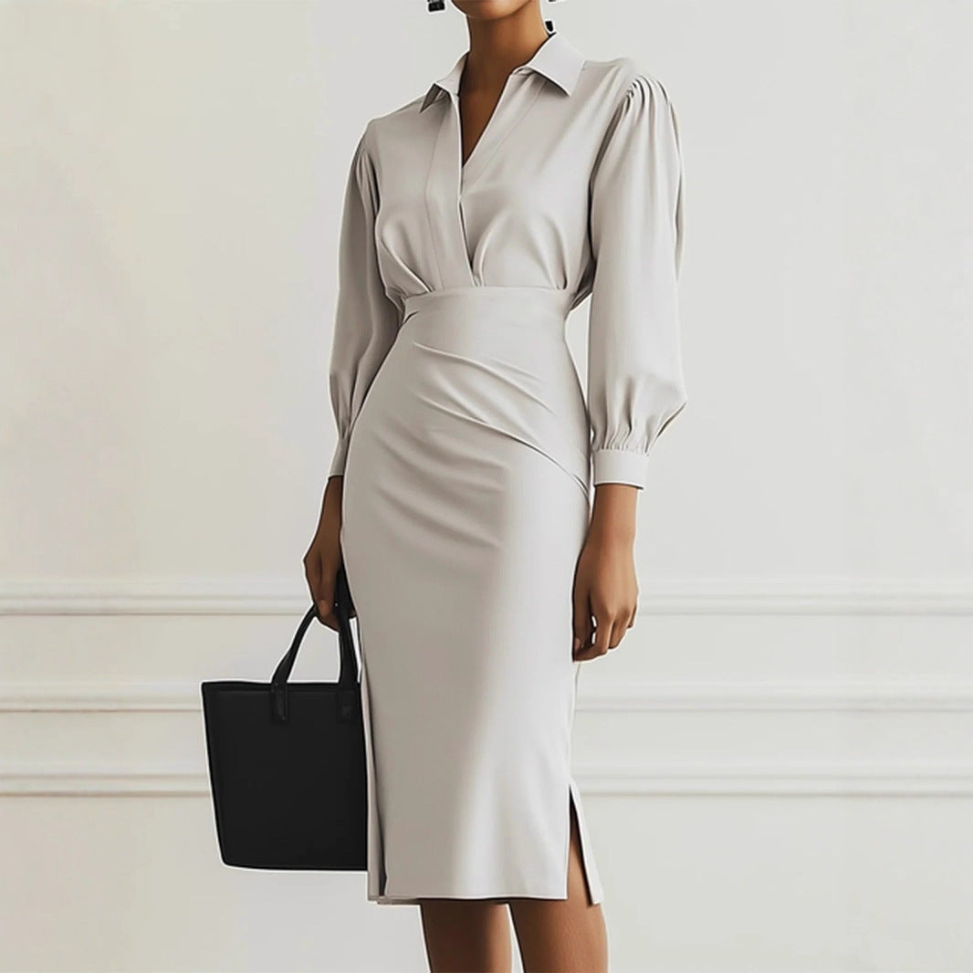 Velina Pleat Dress