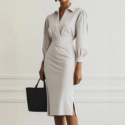 Velina Pleat Dress
