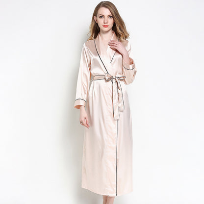 Silk Lace Pajamas Bathrobe Home Clothes