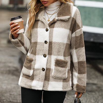 Heritage Plaid Lapel Coat