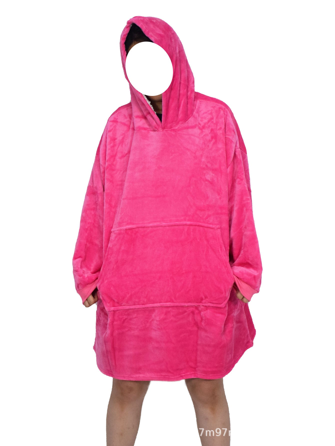 SnugHaven Fleece Nightgown Hoodie