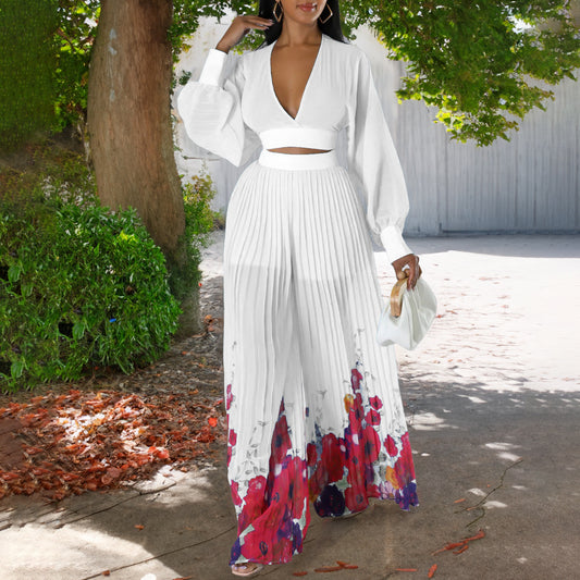 ÉlanVibe Chiffon Flair Set