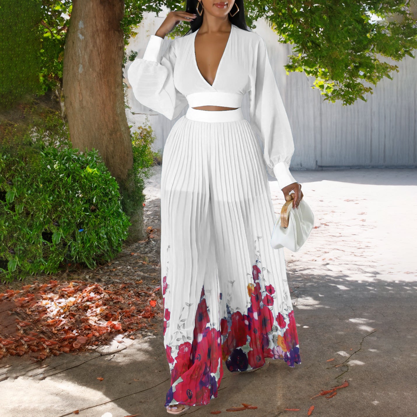 ÉlanVibe Chiffon Flair Set
