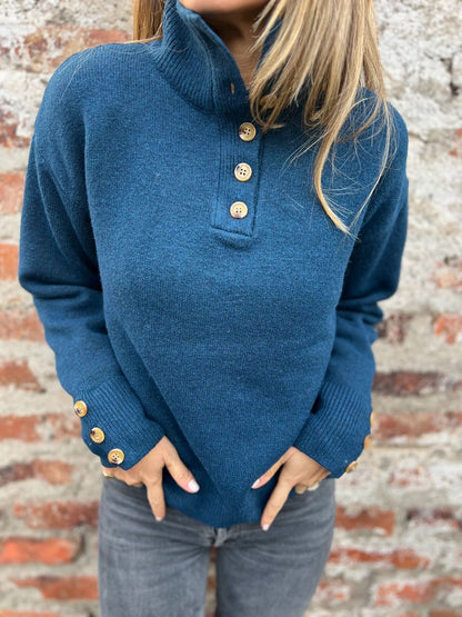 Nordelle Button Sweater