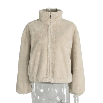 : FrostEase™ Zipper Fur Jacket