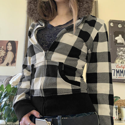 FrostFall Fur-Collar Hooded Coat