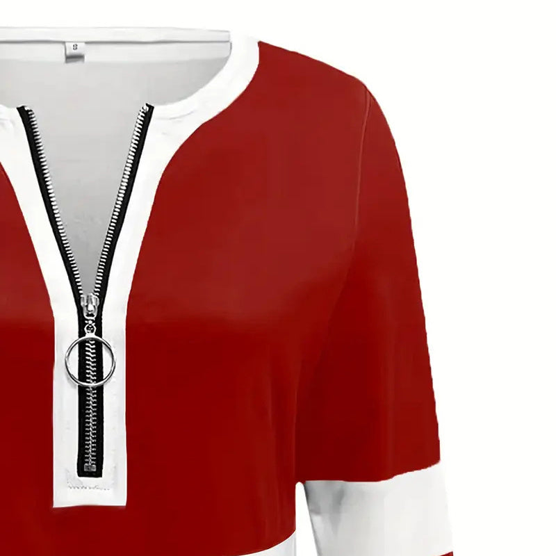 StriveStripe Zip Sweatshirt