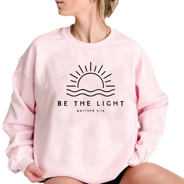 CozyScript Fleece Crew Sweater