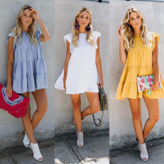 The SugarLuxe Tiered Midi Dress
