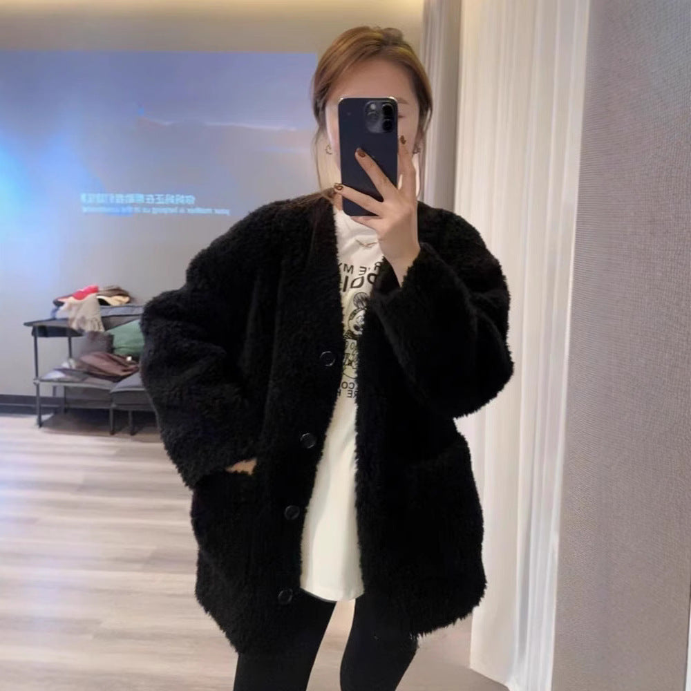 LuxeLamb Cozy Top Coat