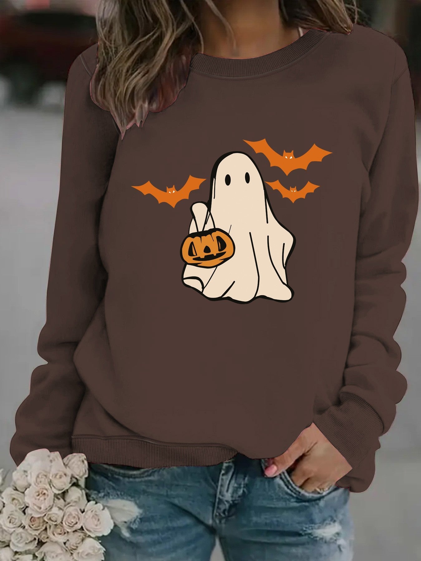 SpookyCharm Ghost Pullover