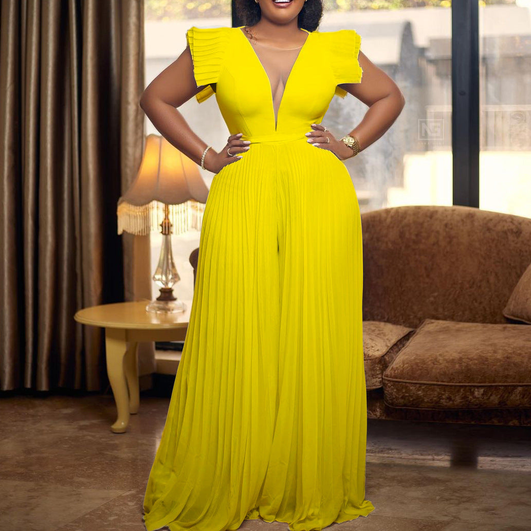 Elysian Grace Wide-Leg Jumpsuit