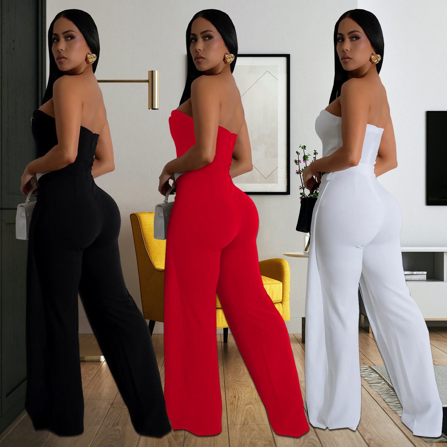 VelviCharm™ Backless Jumpsuit