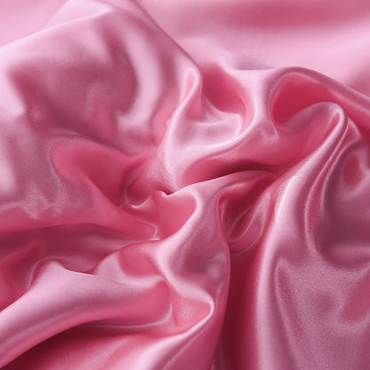 Silk Satin Solid Color Pillowcase