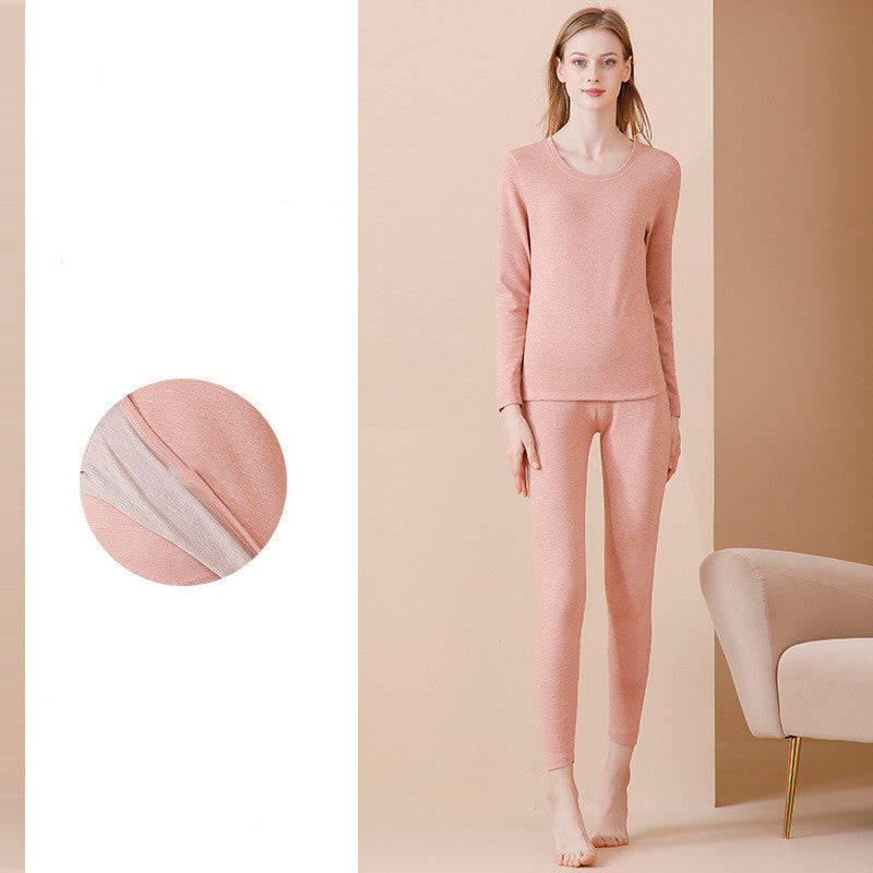 Wool Silk Velvet Thermal Underwear Set