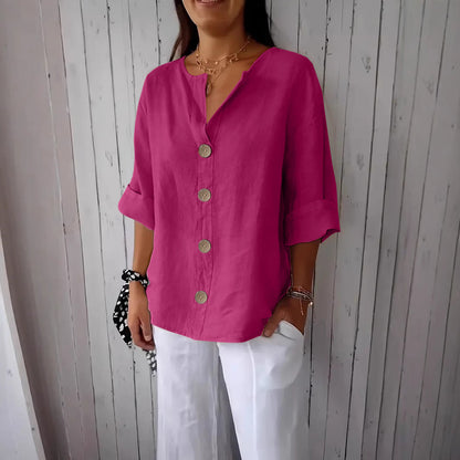 The BreezyVerve V-Neck Top