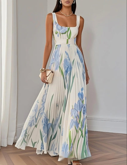 Valencia Echo Pleated Dress