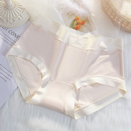 Mulberry Silk Crotch Women's Underwear Mid-waist Comfortable Breathable