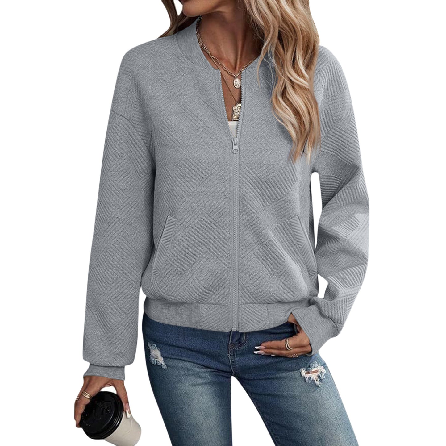 ZyraZip Cardigan Coat