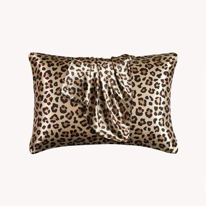 Home Textile Washed Satin Silk-like Printed Pillowcase