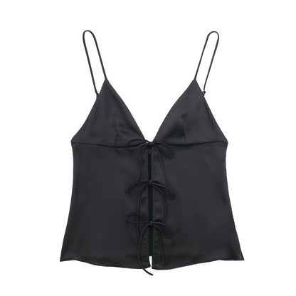 Women's Elegant Silk Satin Texture Camisole
